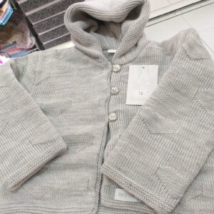 casaco bebé cinza 12 meses