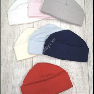 gorro bebé algodão escolha sua cor