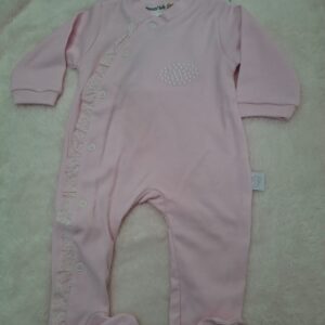babygrow bebé rosa 1 mês