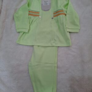 conjunto bebé 2 peças verde 7 meses