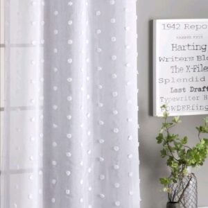 cortina ref tiala 140x270 escolha a sua 100% poliéster confeccionada argolas largura 140 altura 270