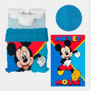 edredom/conforte com forro de borrego 1.60x2.50 licença stitch