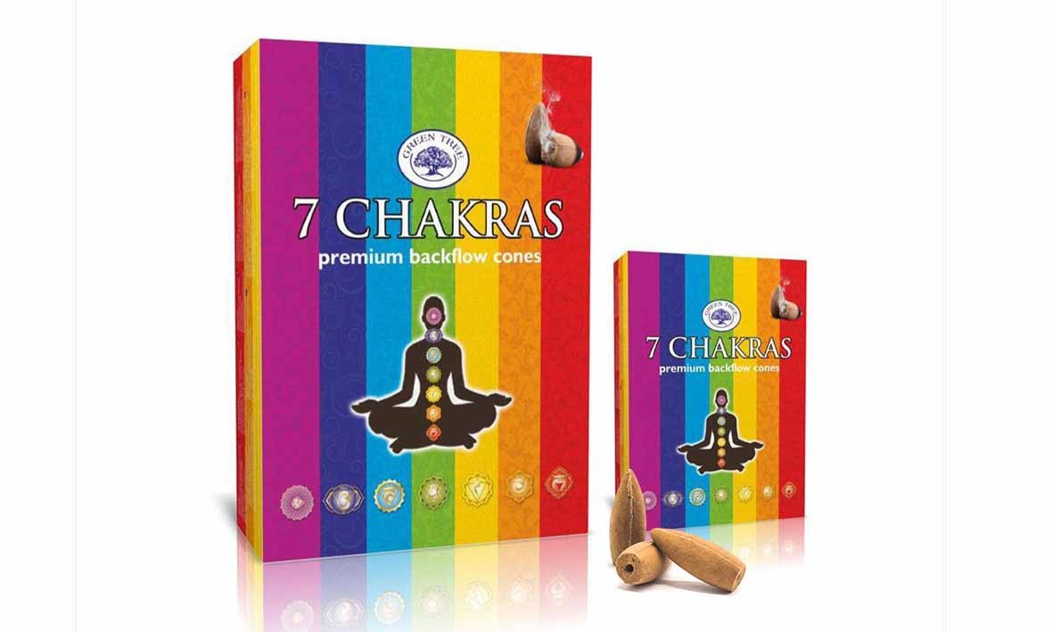 cone para cascata de fumo 7 chakras
