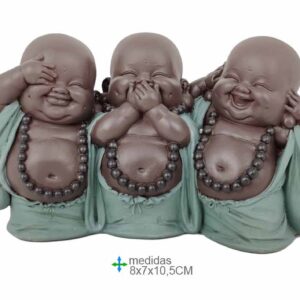 buda de resina cego, surdo e mudo