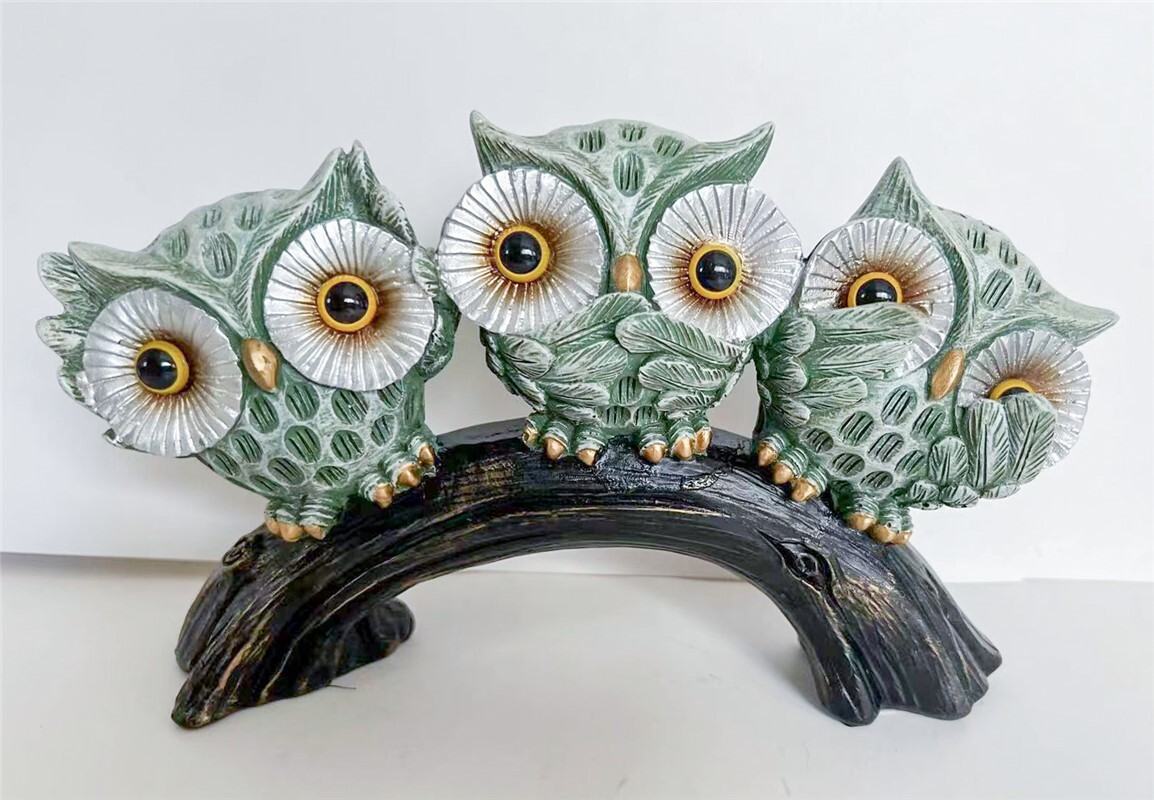 mocho cego, surdo e mudo 14,5x4,8x14,8cm